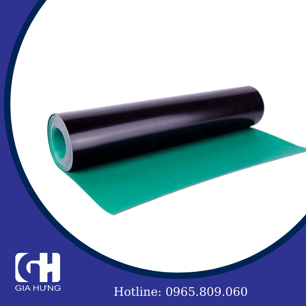 Thảm cao su chống tĩnh điện 1m * 10m * 2mm